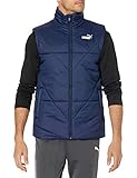 PUMA Men's Essentials Padded Vest, Peacoat, L