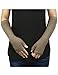 Dahlia Women's Sparkling Rhinestone Acrylic Fingerless Arm Warmer Gloves
