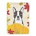 Caroline's Treasures BB2009GF Boston Terrier Thanksgiving Garden Flag, Small, Multicolor