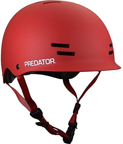 Predator FR7 Hybrid Red Small / Medium Skateboard Helmet by Predator Helmets
