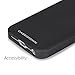 CaseCrown Lux Glider Case, Perfect Fit & Soft Interior, for iPhone 5S (Black Obsidian) (Black, iPhone 5S)
