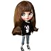 DoubleWood 1/6 Fashion Doll Clothing Handmade Casual Carton T-Shirt + Jeans/Pants Replacement for Blythe Doll, Dress Up Accessories Doll Clothes Compatible with Blythe ICY Pullip Doll (Black)