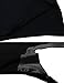 GYS Women's Bamboo Viscose Full Slips for Under Dresses Soft Adjustable Spaghetti Straps Cami Slip Dress, Black, X-Large