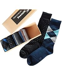 Calcetines de vestir de cuello redondo con diseño resistente al olor modal de Feetalk para negocios y ocasiones casuales, calcetines para hombres y mujeres