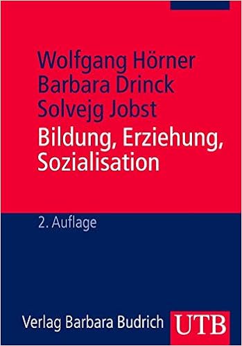 Bildung Erziehung Sozialisation Grundbegriffe Der Erziehungswissenschaft Amazon De Horner Wolfgang Drinck Barbara Jobst Solvejg Bucher