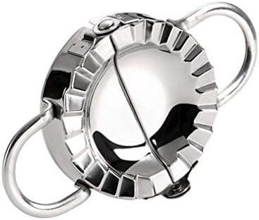 Rosiness Stainless Steel Dumpling Maker and Dough Press Tool for Home Kitchen (Large Size: 5.9 inches)