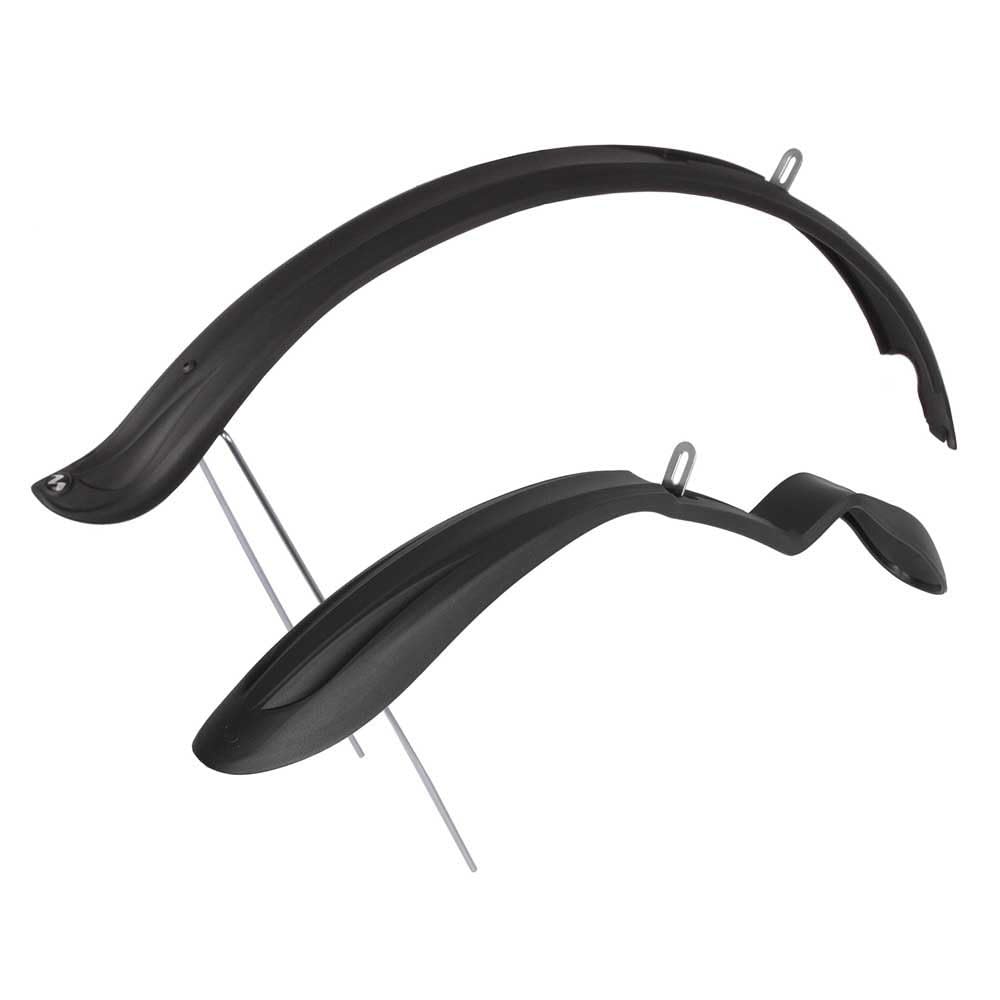 M-Wave Unisex Adult Mud Max III Mudguard Set 26"-29", Black