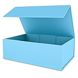 Blue Gift Box 10" x 6" x 3" with Magnetic Closure