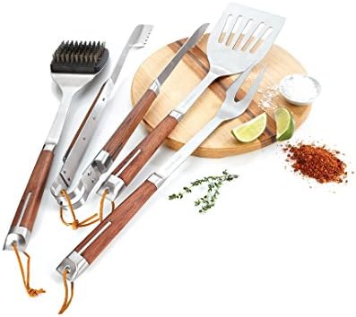Brookstone Stainless Steel Bbq Tool Set