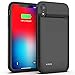 Swaller Battery Case for iPhone XR, Slim Protective Charger Case for iPhone XR Extended Battery Case, 5000mAh Rechargeable Charging Case Compatible with iPhone XR (Black)