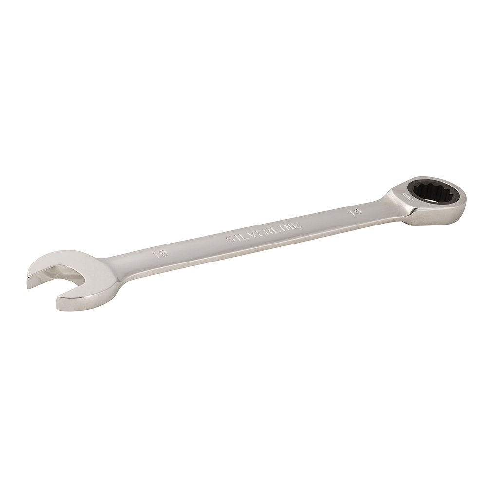 Silverline 763581 Fixed Head Ratchet Spanner 19 mm