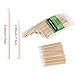 PRESKBOO 400 Count Microblading Cotton Swab, Cotton Swabs Pointed Tip, Cotton Swabs Wood Sticks, Cotton Tipped Applicator, Tattoo Permanent Supplies, Makeup Cosmetic Applicator Sticks,2 SIZE