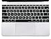 MOSISO Protective Keyboard Skin Compatible MacBook 12 Inch with Retina Display A1534 (Newly Version 2017/2016/2015), Black