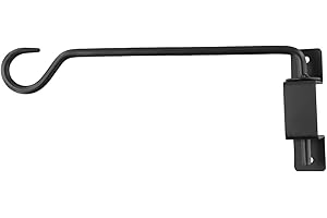 AirheadStorm Rotating Wall Mounted Lantern Hook Bracket for Garden Use – Metal Swivel Display Bracket, Adjustable 45°–180° An