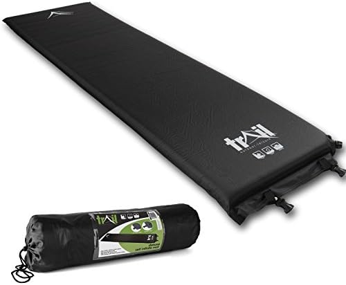 Single Self Inflating Camping Roll Mat Inflatable Sleeping Mattress 5cm Thick