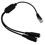 RJ9 Adapter Cable, Traodin Double 3.5mm to RJ9