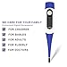Digital Medical Thermometer - JUNING Fast Oral Temperature 16 Seconds Reading Easy Accurate and Rectal Thermometer for Children and Adults with Fever Indicator