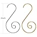 CHENGU 100 Pieces 2 Inch New Year Ornament Hooks, Spiral Ornament Hangers, Metal Wire Christmas Tree Hangers DIY Art Craft Home Party Decorations (Silver, Gold)