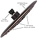 Rainfall Shower Head Bronze Finish - 9 Inch Large Overhead Rain Showerhead With High Flow Big Waterfall & Luxury Rainshower Heads, 2.5 GPM - Oil-Rubbed Bronze