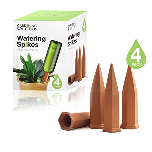 Gardening Solutions Terracotta Watering Spikes Water Plants with