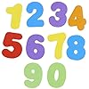 Munchkin-Learn-Bath-Toy-36-Bath-Foam-Letters-and-Numbers-Letters-A-Z-Numbers-0-9 Munchkin Learn Baby Bath Foam Letters & Numbers, Mess-Free Baby Bath Toys & Shower Toys, Sticks on Tiles & Porcelain…