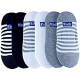 Keds Ladies No-show Cotton Liner 6-pack-basic Stripe