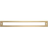 Top Knobs - TK928HB - Hollin Backplate - Honey Bronze - Lynwood Collection