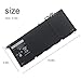 SWEALEER JD25G Laptop Battery Compatible with XPS 13 9343 9350 13D-9343 Laptop Replacement for 90V7W 5K9CP DIN02 0DRRP JHXPY 0N7T6 RWT1R 13D-9343-1808T [New Li-ion 4 Cell 52WH 7.4V JD25G]