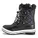 Polar Womens Snow Boot Quilted Short Winter Snow Rain Warm Waterproof Boots - 9 - BLL40 YC0023