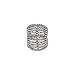 Lavencious 11 Rows Fashion Crystal Cocktail Rings for women Size 5 to 12
