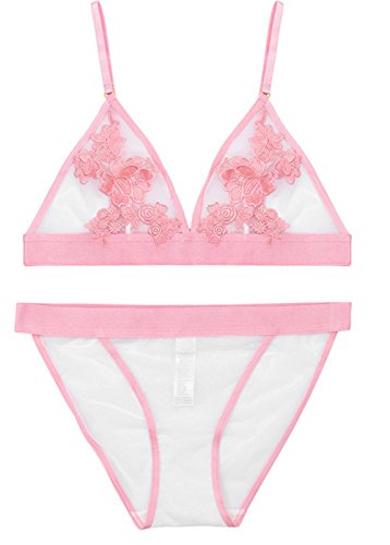 The victory of cupid womens lace bra and panty set teddy and shor…
