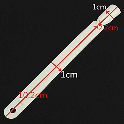 Dealglad 50pcs False Nail Art Tips Sticks Nail Polish Color Card Plates Display Swatches Nail Art Practice Templates (White)