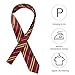 Cosplay Tie for HARR Halloween Birthday Party Costume Accessory Burgundy Necktie