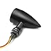 Senkauto Motorcycle Bullet LED turn Signal Light Blinker (Yellow Light, Black)