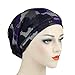 Alnorm Slouchy Striped Beanie Hat Comfortable Headwrap Cap