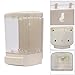 CoZroom Wall-Mount Liquid Wall Soap Dispenser Shampoo Lotion for Bathroom Shower Restroom (White)