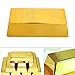 Gold Bullion Door Stopper,Fake Gold Bar Paperweight Gold Doorstop Door Wedge for Home Office Decoration,Size 6.7 by 3 by 2 -inch (Hollow)