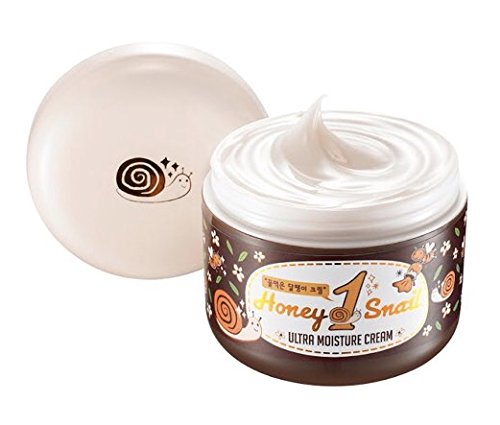 Nella Honey 1 Snail Cream, Snail and Honey Extract, Ultra Moisture, Anti-Wrinkle, Snail Extract 2000 mg, Korean Beauty, 100 ml