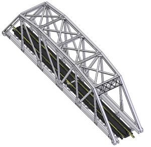 ATLAS MODEL 2570 Code 80 Truss Bridge Black N