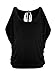 Sexy Shirts for Women Date Night Club Black Summer Casual Loose Fitting Boutique Ladies Dolman Sleeve T Shirts L
