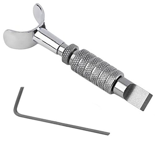 Breynet Adjustable Leather Craft Cutting Tool, Carving Swivel Knife Blade Rotate Carving Blade Handmade Art Tools Set Kit for DIY Leather Working