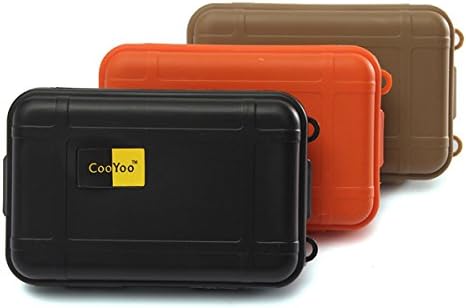 Waterproof Shockproof Airtight Survival Case Container Carry Box 13cm x 8cm x 3.5cm (Random: Color)