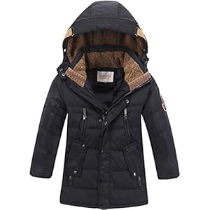 Odziezet Meisjes Jongens Puffer Down Jas Kinderen Warm Gewatteerde Parka Hooded Jas Winter Uitloper 4-13 Jaar