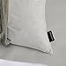 basic home 12x20 Decorative Throw Pillow Inserts-Down Feather Pillow Inserts-Oblong-Cotton Fabric-Set of 2-White.