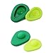 Avocado Saver and Holder Silicone Food Savers Avocado Fresh Keeper Storage Cover, Set of 2,Free Gift Avocado Slicer,Multi purpose avocado meat slice separator, special knife core remover