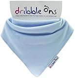 Dribble Ons Baby Babandana Bib Keep Infants Dry (Baby Blue) by Sock Ons
