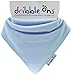 Dribble Ons Baby Bandana Bibs, Baby Blue
