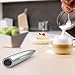 SIMPLETaste Milk Frother Handheld Battery Operated Electric Foam Maker, Drink Mixer with Stainless Steel Whisk and Stand for Cappuccino, Bulletproof Coffee, Latte