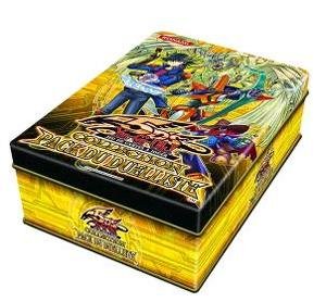 YuGiOh 5Ds 2010 Duelist Pack Exclusive Collection Tin (Yellow Tin with Starlight Road , Drill Synchron, Speed Warrior & Advance Draw)