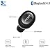 Wireless Earbuds, Bluetooth Earphone Dual V4.1 Bluetooth Headphones Built-in Mic with Charging Case 12 Hours Stereo Music Time Earphone for iPhone 7 Plus Samsung HTC and most Android Phones (Gray)